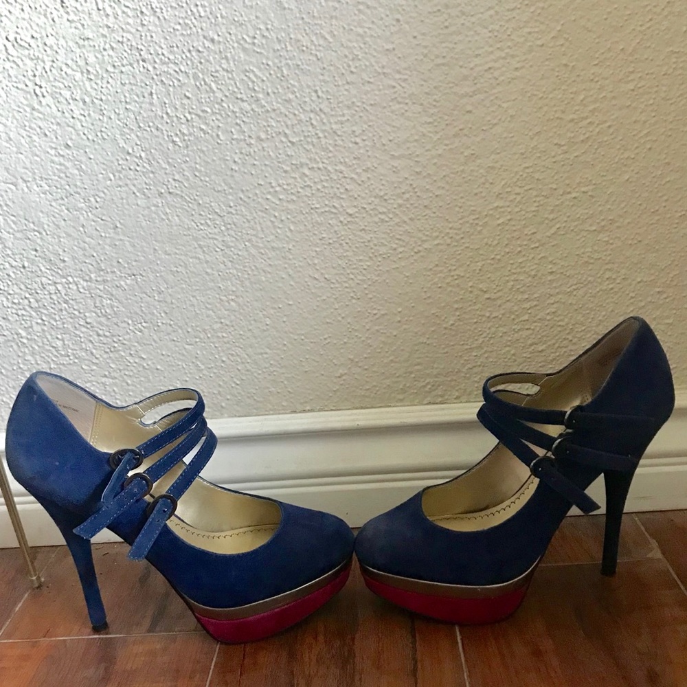 BP Suede Heels!! Worn once!